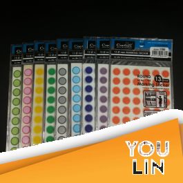 Cactus Round Shape Marking Sticker - Label Sticker & Adh