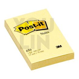 3M Post It Note / Sticky Notes Yellow (1.81'' x 3'')