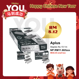 APLUS No.10-1m Staples - 20's/box