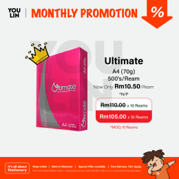 Ultimate 70gsm A4 Paper 500's/ream