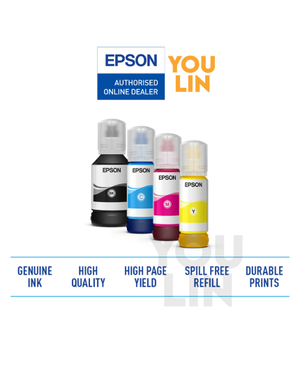 Epson 008 Ink Bottle (Black, Cyan, Magenta, Yellow)