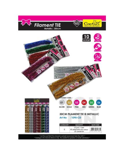 Cactus 1090-CD Filament Tie - Metallic