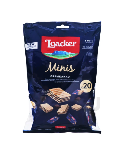 LOACKER MINIS (CREMKAKAO) WAFER BISCUITS 200GM (20'S/PKT)