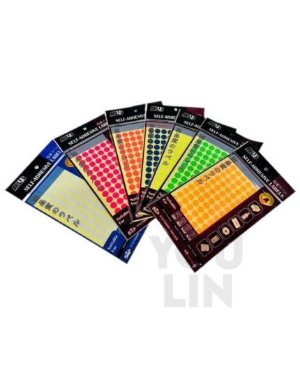 APLUS AP320 16MM Color Label Sticker 10'S - Colour