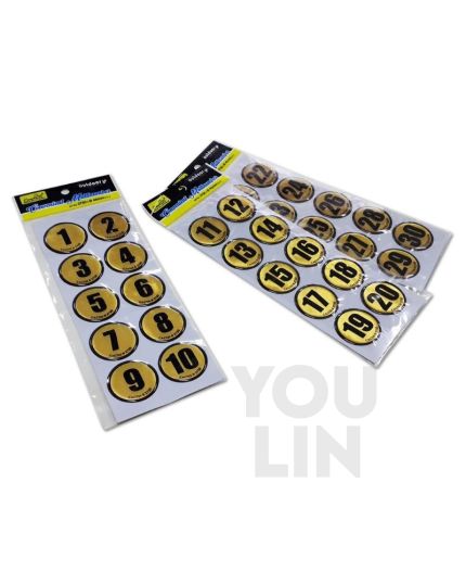 Cactus 2750 Number Sticker