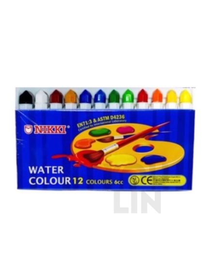 Nikki 28112 6CC Water Colour 12 Colour
