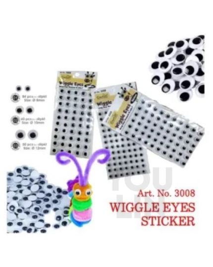 Cactus 3008 Wiggle Eyes Sticker
