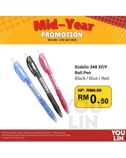 STABILO 348 Extra Fine Ball Pen
