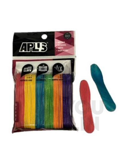 APLUS Spoon Stick 7.5cm 50'S - Colour