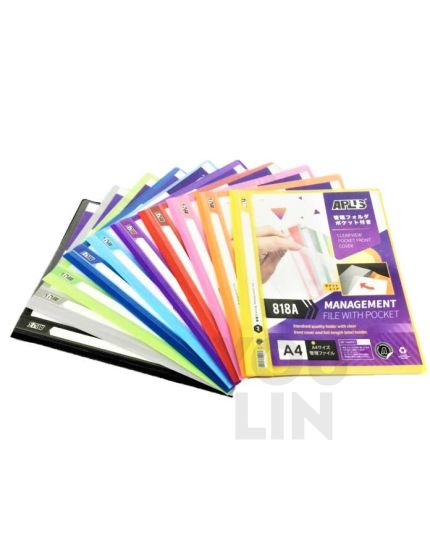 APLUS 818A A4 Management File With Pocket