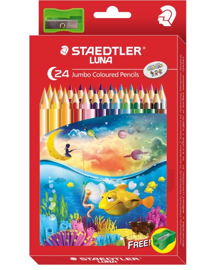 STAEDTLER 139 C24 Luna Jumbo Colour Pencil (L)
