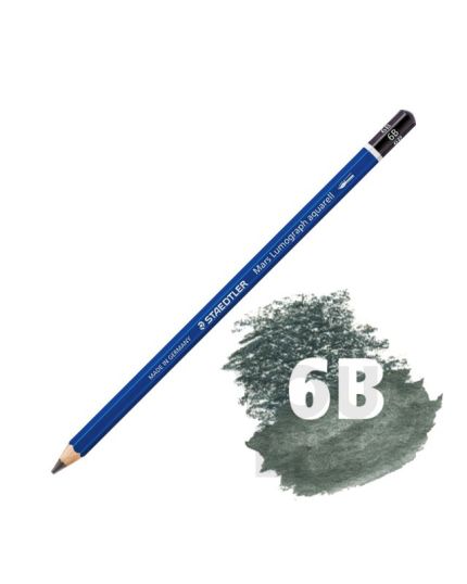 STAEDTLER 100A-6B Mars Lumograph Aquarell Pencil