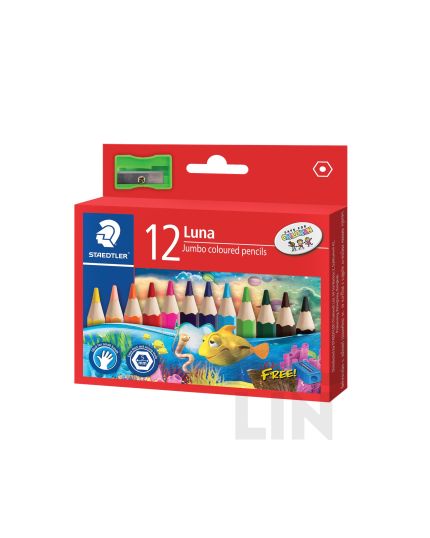 STAEDTLER 139 01C12 Luna Jumbo Colour Pencil (S)