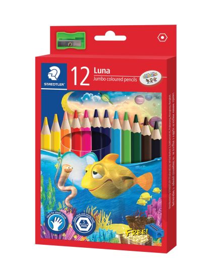 STAEDTLER 139 C12 Luna Jumbo Colour Pencil (L)