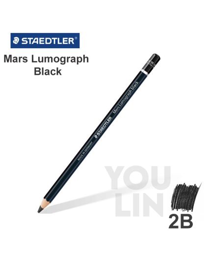 STAEDTLER 100B-2B Mars Lumograph Black Pencil
