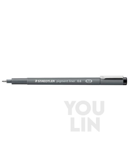 STAEDTLER 308 Pigment Liner 0.6mm - Black