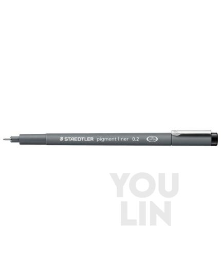 STAEDTLER 308 Pigment Liner 0.2mm - Black