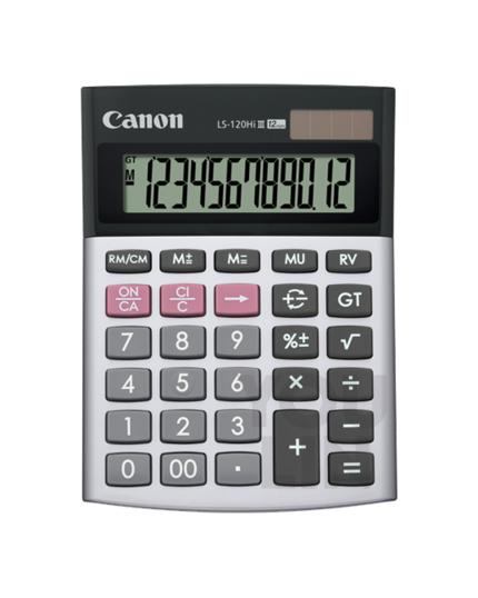 Canon Calculator 12 Digits LS-120HI III