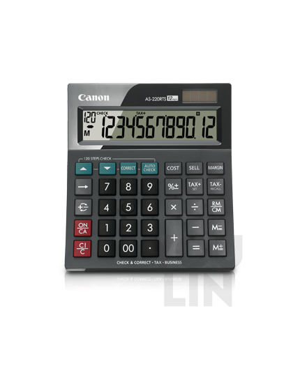Canon Calculator 12 Digits AS-220RTS