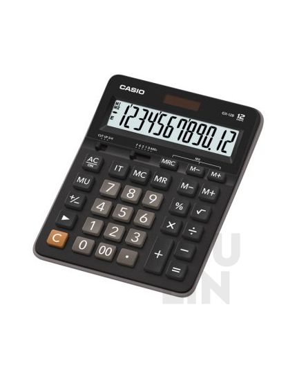 Casio Calculator 12 Digits GX-12B - Black