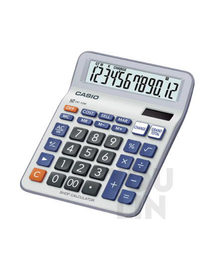 Casio Shop Calculator 12 Digits DC-12M