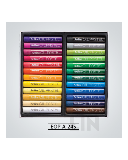 Artline Round Oil Pastel 24 Colour