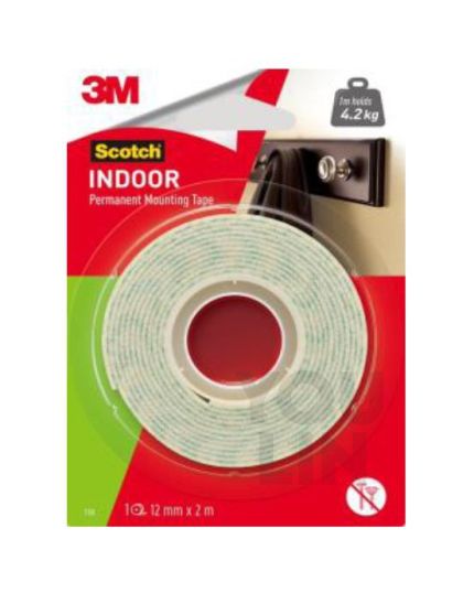 Scotch 110 Mounting Tape 12mm x 2m