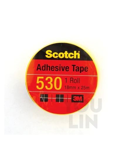 Scotch 530 Cellulose Tape 18mm x 25m (1" Core)