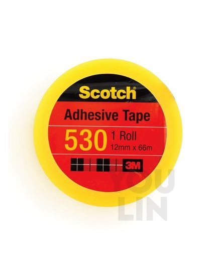 Scotch 530 Cellulose Tape 12mm x 66m (3" Core)