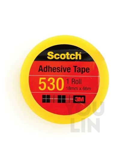 Scotch 530 Cellulose Tape 18mm x 66m (3" Core)