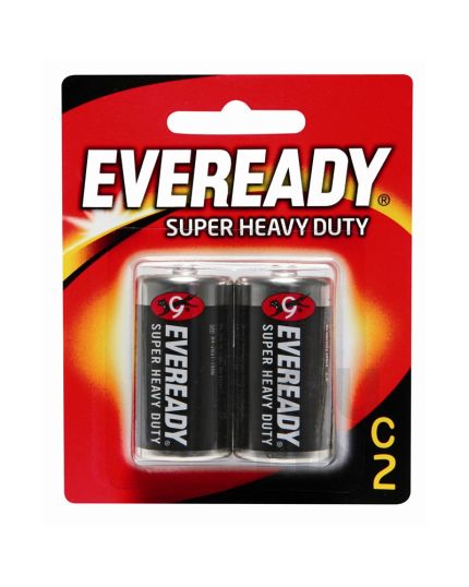 Eveready 1235BP2 C Super Heavy Duty Battery 2pc Card