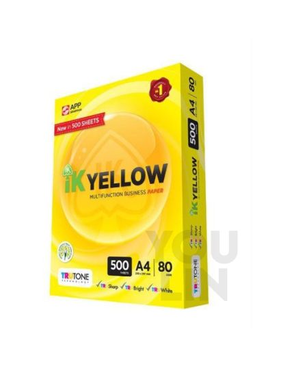 IK Yellow 80gsm A4 Paper 500's/ream