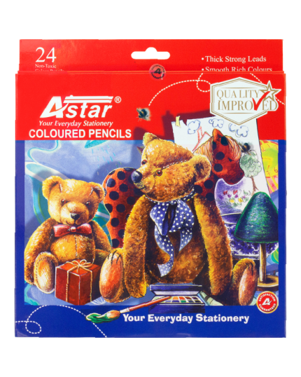 Astar CP-102 24C Colour Pencil - Long
