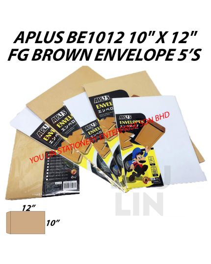 APLUS BE1012 10" X 12" FG Brown Envelope 5'S