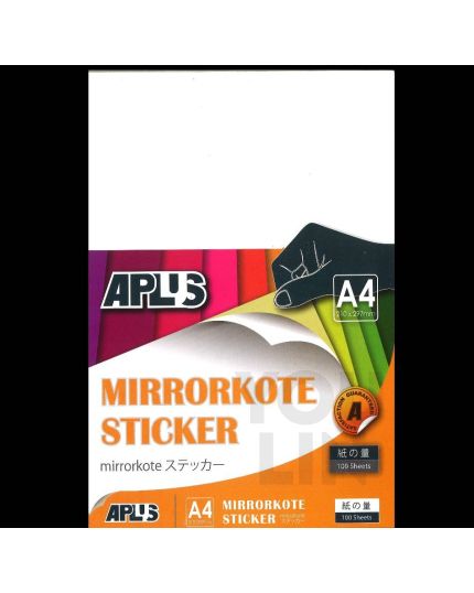 APLUS A4 Mirorkote Sticker 100'S