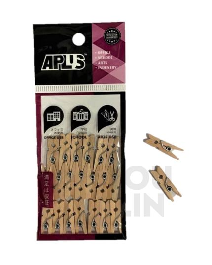 APLUS Mini Clip Small 2.5cm 20pcs - Plain