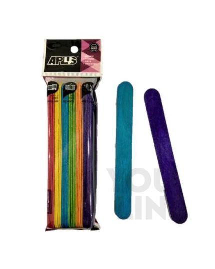APLUS Pine Wood Stick 15cm 25pcs - Colour