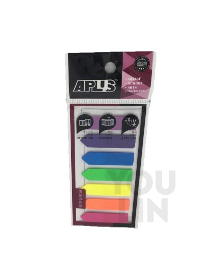 APLUS JP44125-7 Asst 7 Colour Stick Note W/Arrow