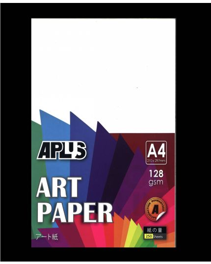 APLUS A4 128GM Art Paper 250'S