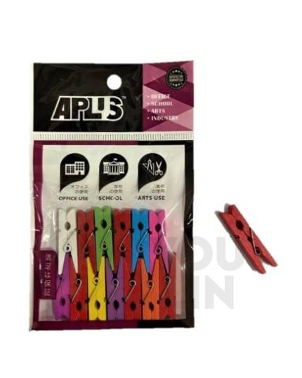 APLUS Mini Clip Medium 3.5cm 13pcs - Colour