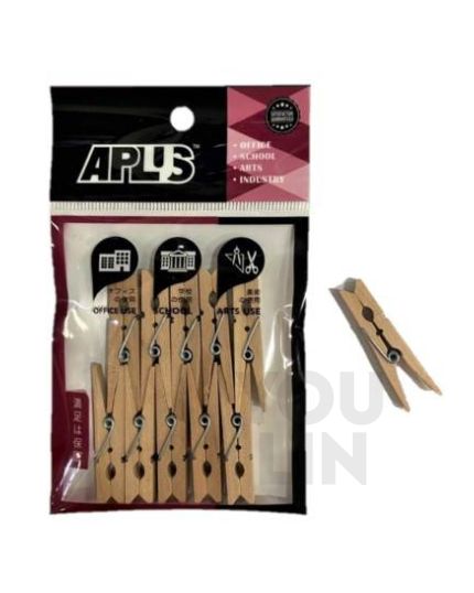 APLUS Mini Clip Large 4.8cm 10pcs - Plain