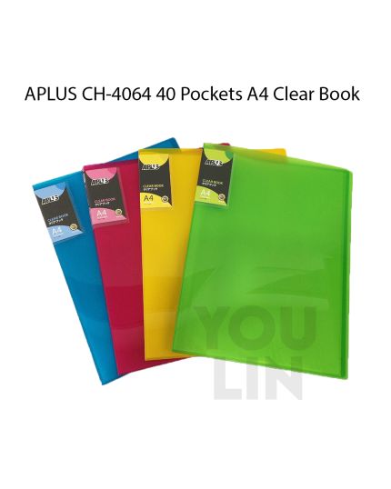 APLUS CH-4064 A4 Clear Book 40'S