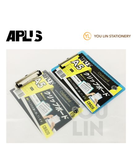 APLUS CB820 A5 Plastic Clip Board