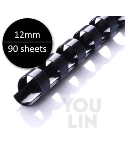 APLUS 12mm Binding Comb - Black 100'S