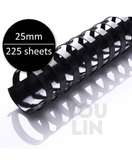APLUS 25mm Binding Comb - Black 50'S