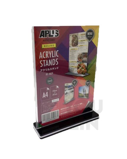 APLUS AS-5029 Vertical A4 Acrylic Card Stand / Brochure Stand