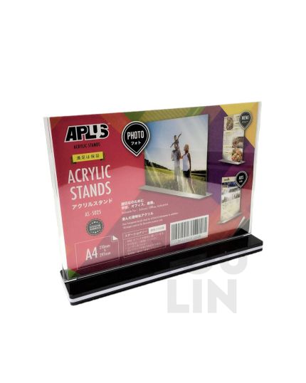 APLUS AS-5025 A4 Horizontal Acrylic Card Stand / Brochure Stand