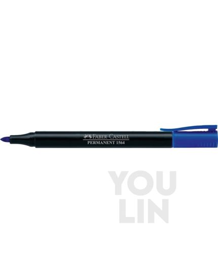 Faber Castell 156451 Slim Permanent Fine Marker - Blue