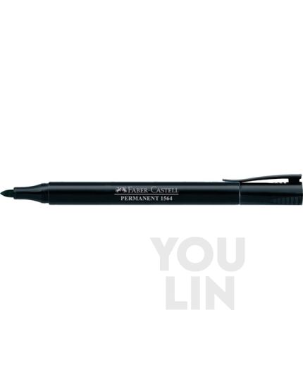 Faber Castell 156499 Slim Permanent Fine Marker- Black