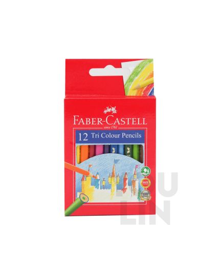 Faber Castell 115902 12S Tri-Colour Pencil